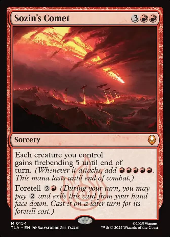 Card image of Sozin's Comet