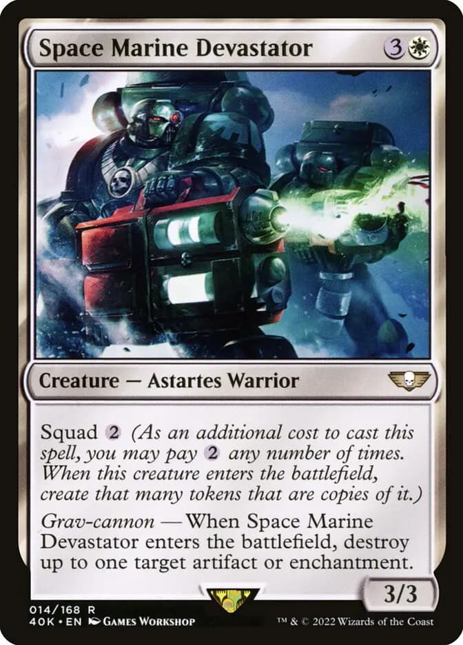 Card image of Space Marine Devastator