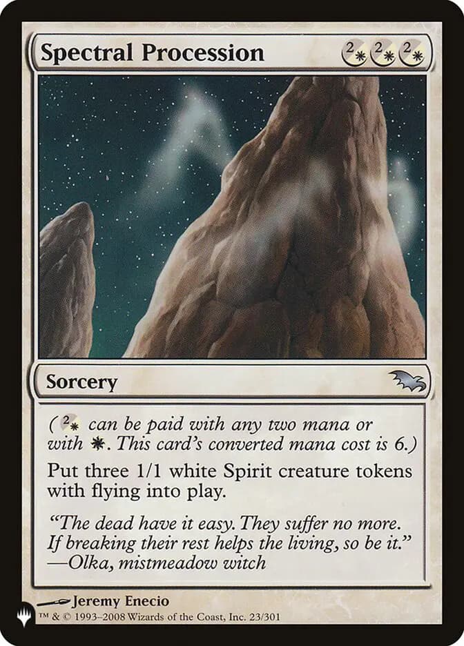 Card image of Spectral Procession
