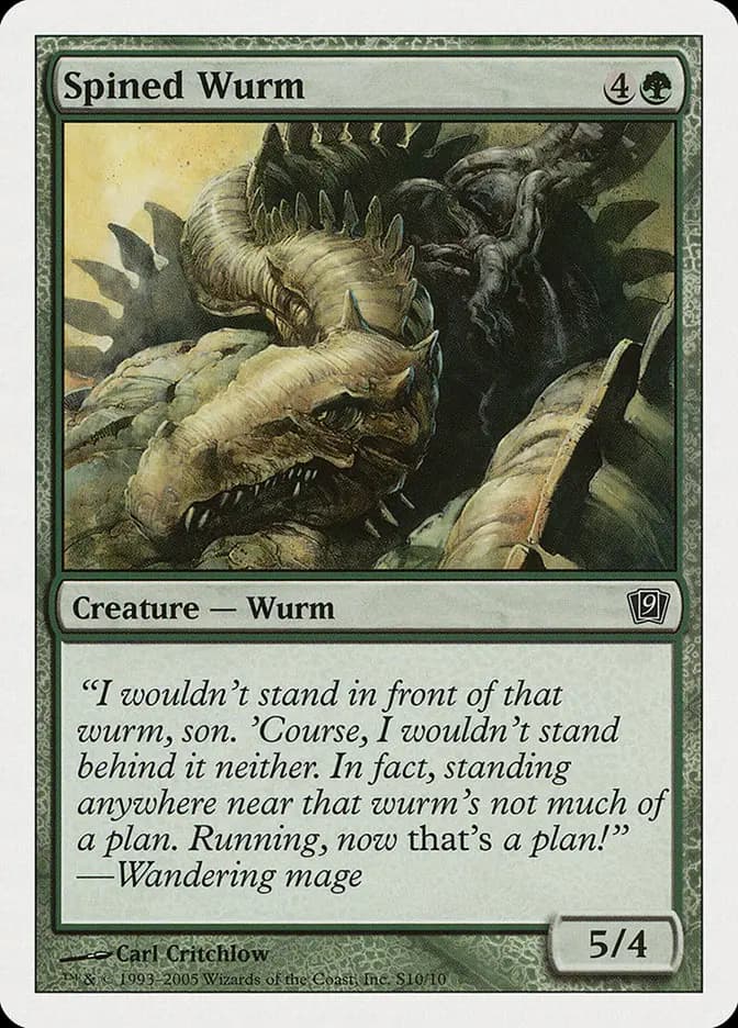 Card image of Spined Wurm