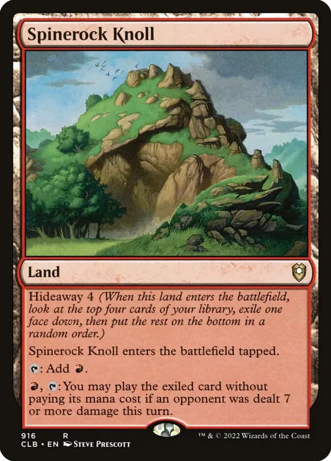 Card image of Spinerock Knoll