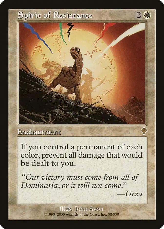 Card image of Spirit of Resistance
