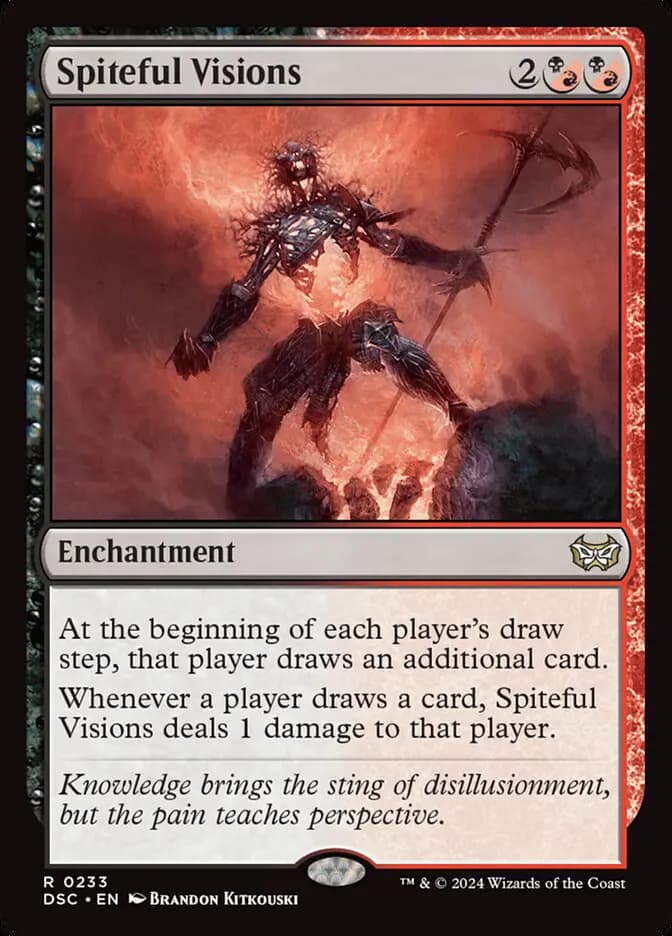 Card image of Spiteful Visions