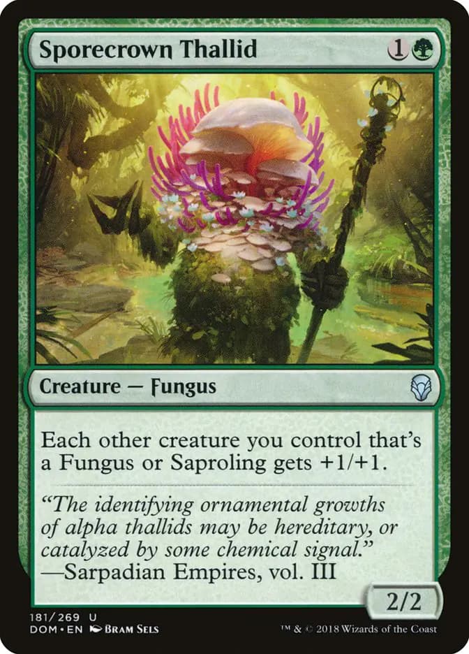 Card image of Sporecrown Thallid