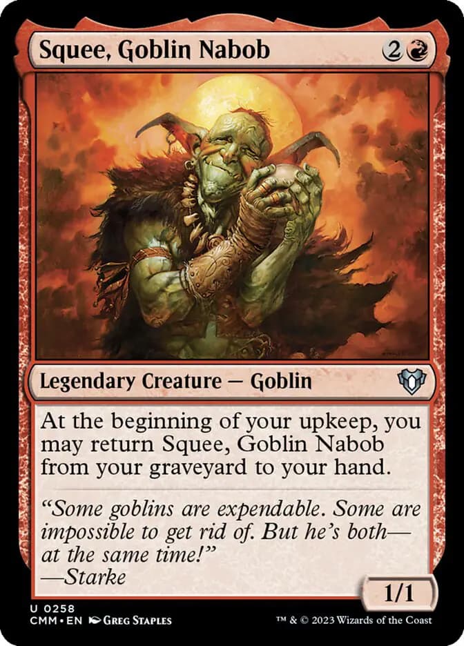 Card image of Squee, Goblin Nabob