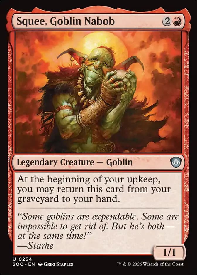 Card image of Squee, Goblin Nabob