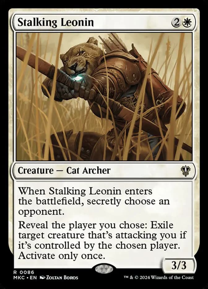 Card image of Stalking Leonin