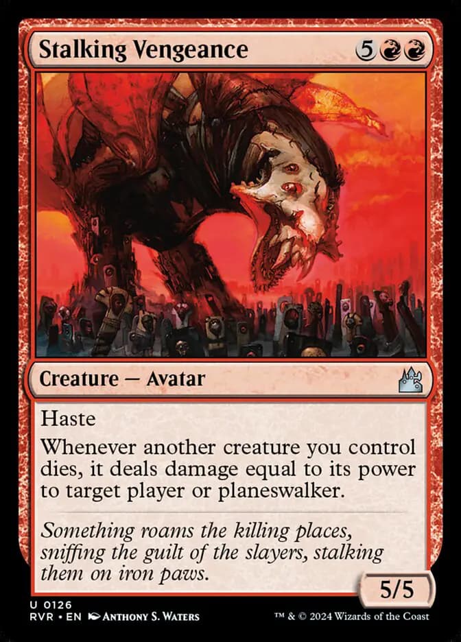 Card image of Stalking Vengeance