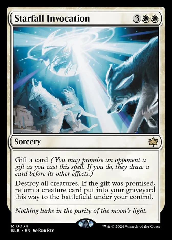 Card image of Starfall Invocation