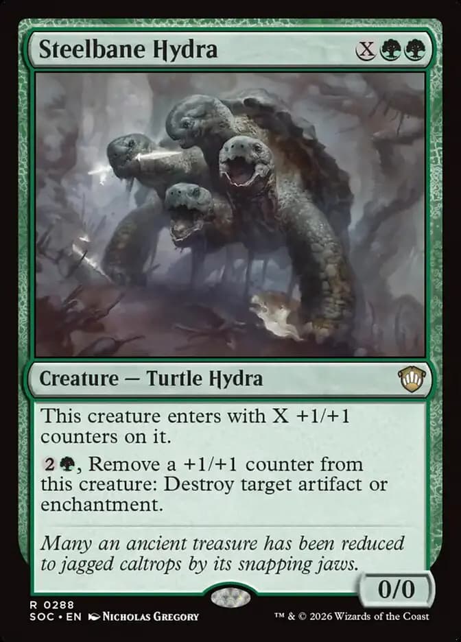 Card image of Steelbane Hydra