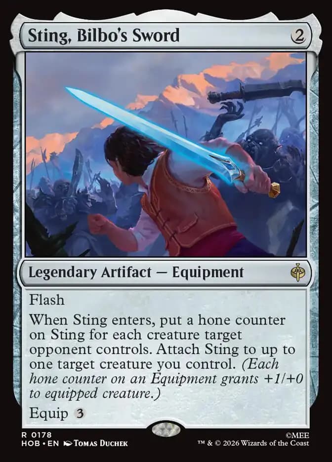 Card image of Sting, Bilbo's Sword