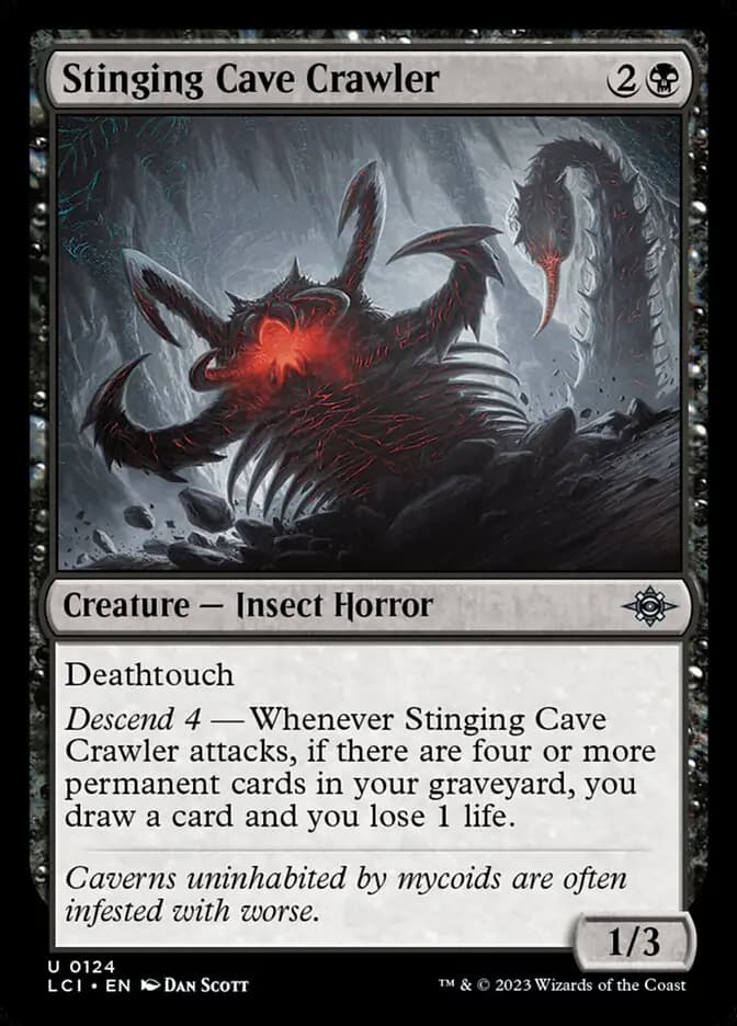 Card image of Stinging Cave Crawler