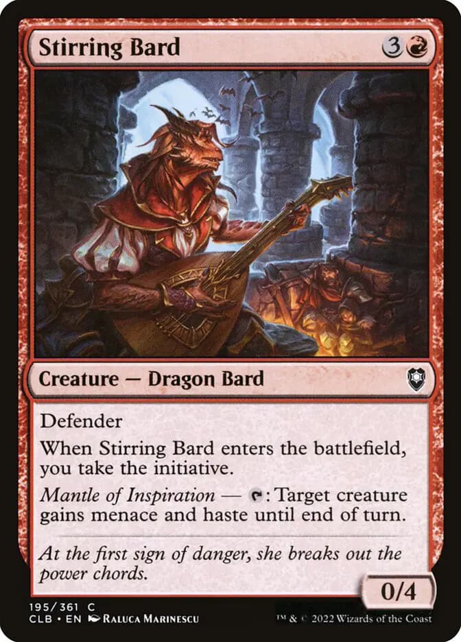 Card image of Stirring Bard