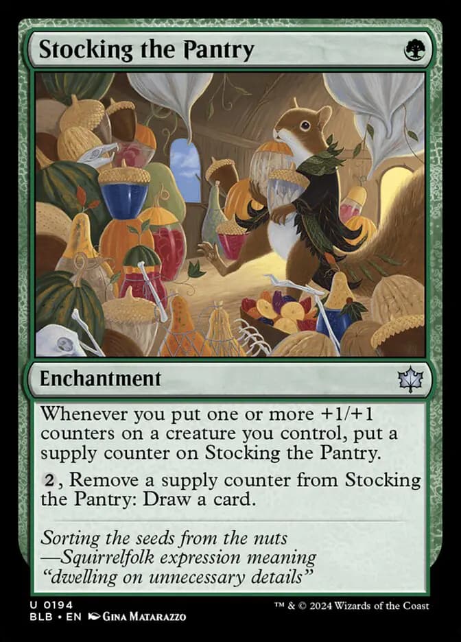Card image of Stocking the Pantry