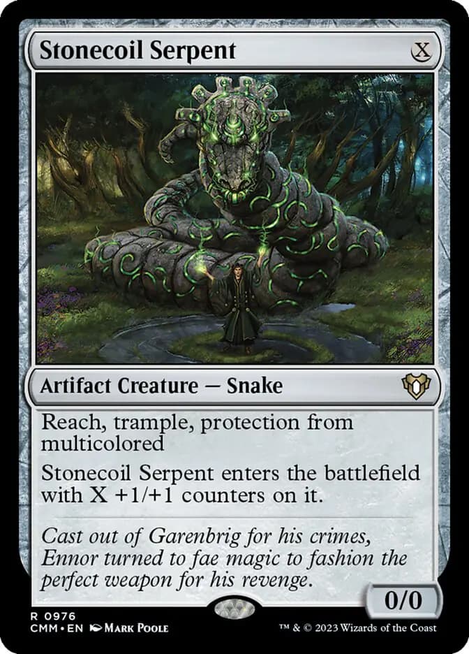 Card image of Stonecoil Serpent