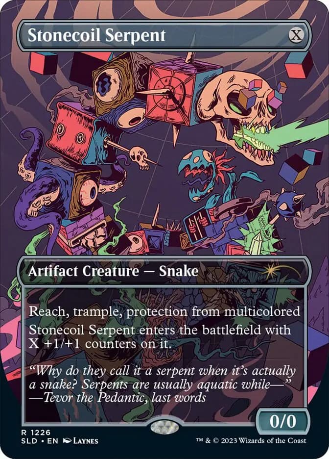 Card image of Stonecoil Serpent