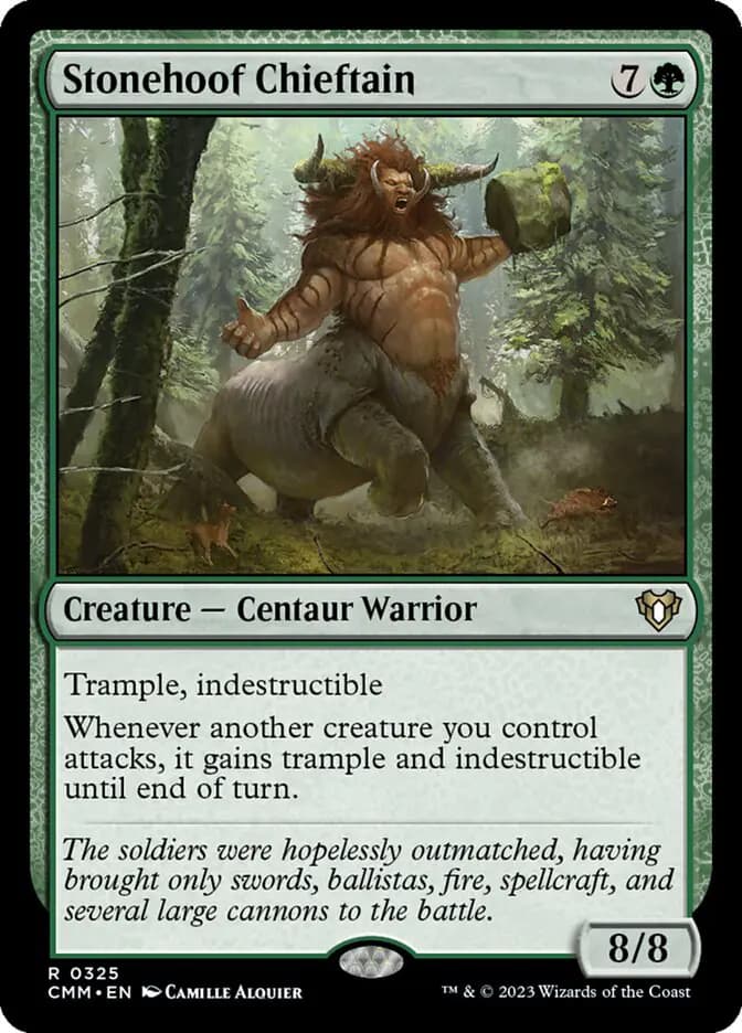 Card image of Stonehoof Chieftain
