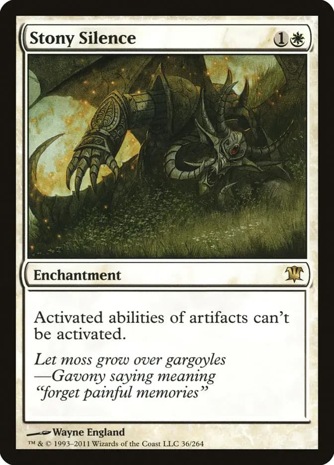 Card image of Stony Silence