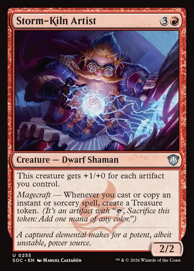 Card image of Storm-Kiln Artist