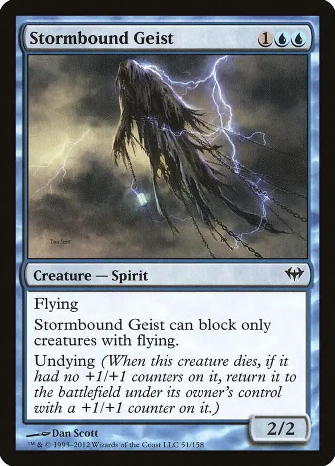 Card image of Stormbound Geist