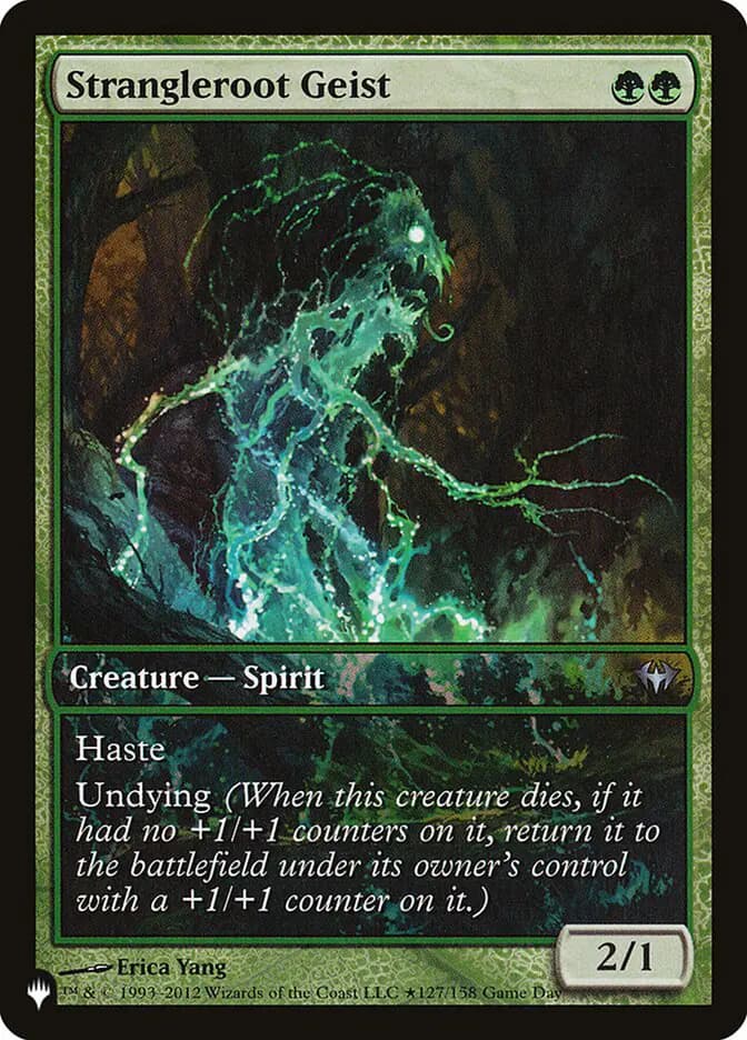Card image of Strangleroot Geist