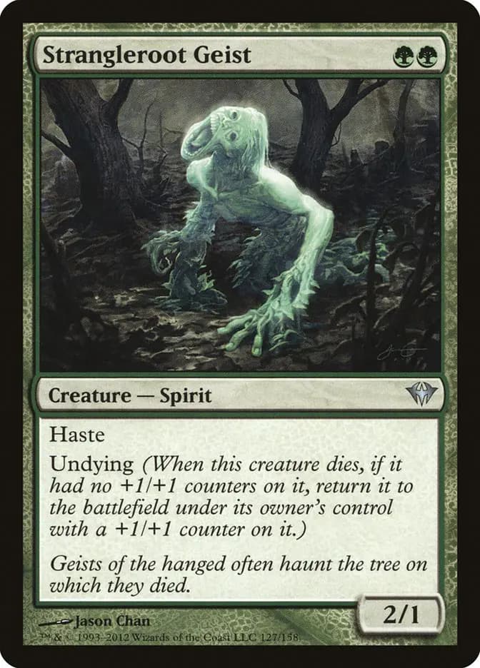 Card image of Strangleroot Geist
