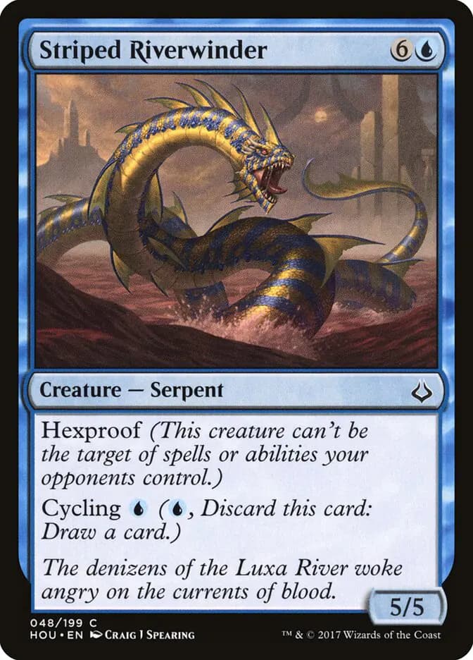 Card image of Striped Riverwinder