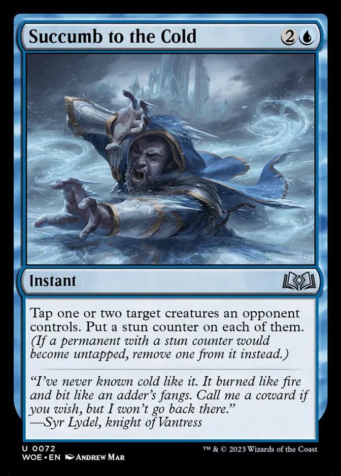 Card image of Succumb to the Cold