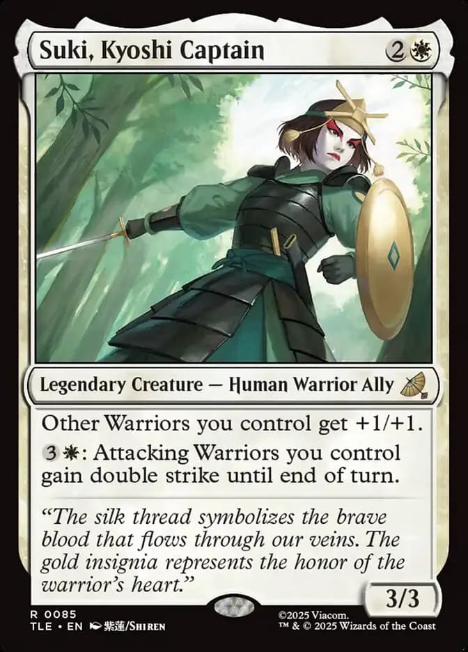 Card image of Suki, Kyoshi Captain
