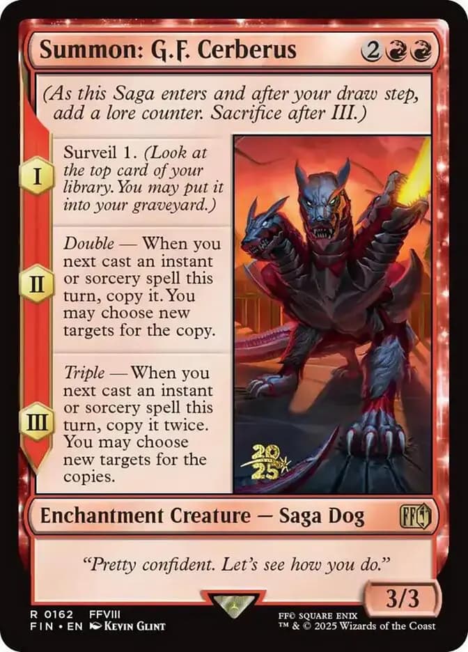 Card image of Summon: G.F. Cerberus