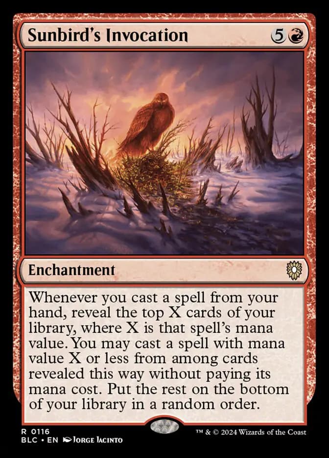Card image of Sunbird's Invocation