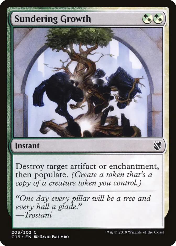 Card image of Sundering Growth