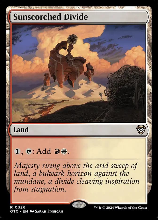 Card image of Sunscorched Divide