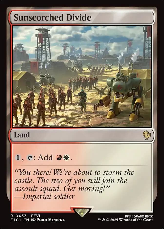 Card image of Sunscorched Divide