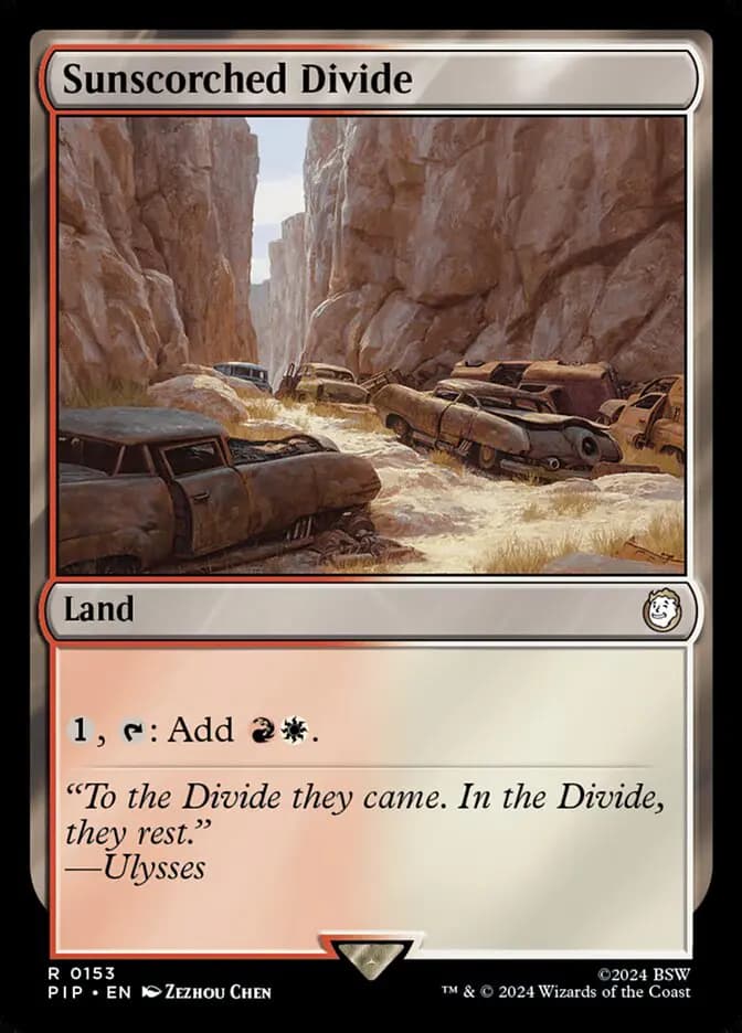 Card image of Sunscorched Divide