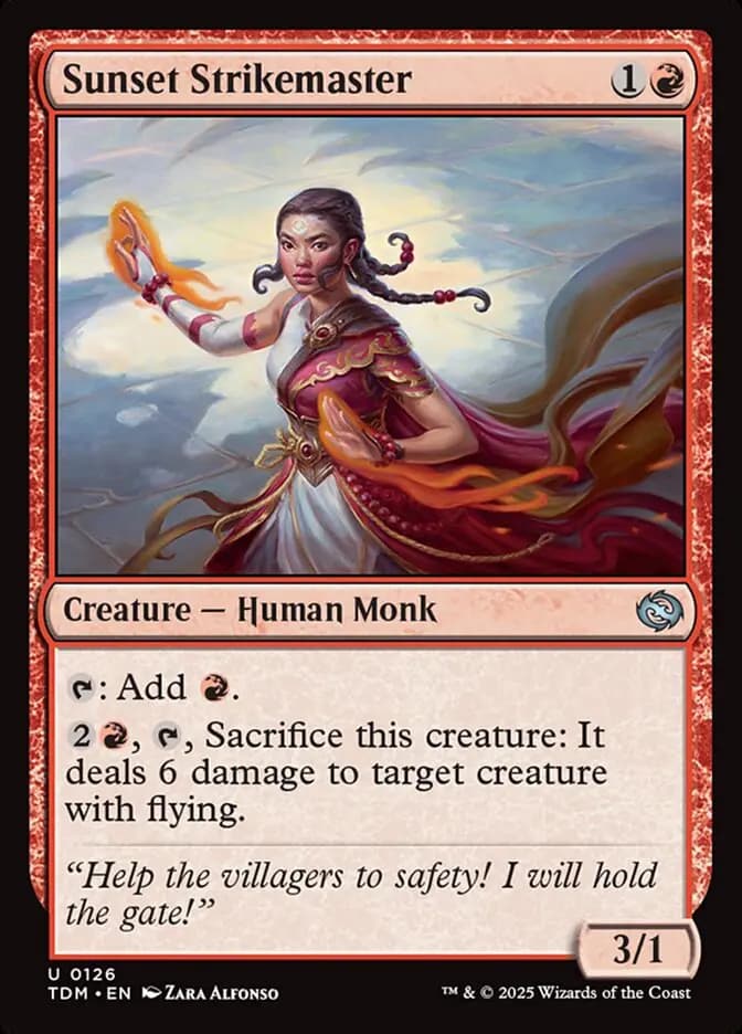 Card image of Sunset Strikemaster
