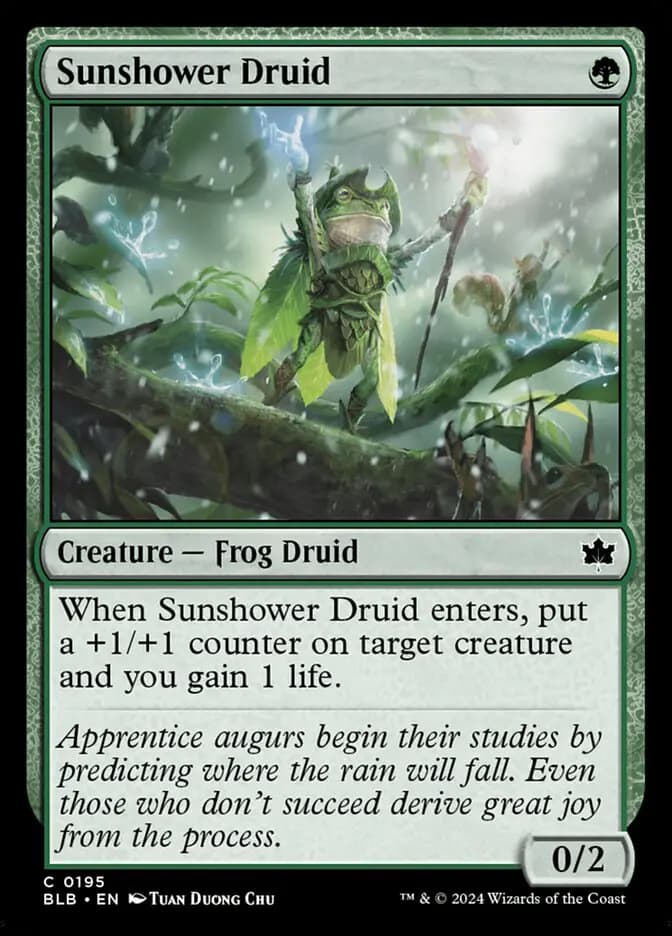 Card image of Sunshower Druid