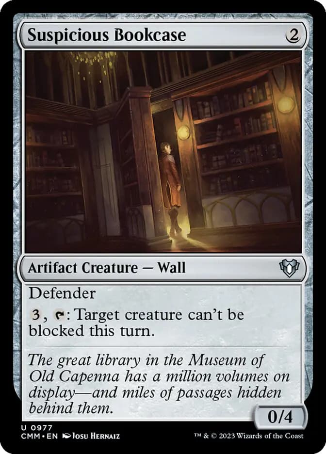 Card image of Suspicious Bookcase