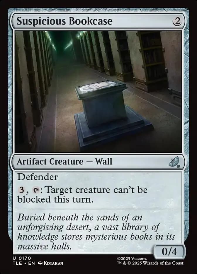 Card image of Suspicious Bookcase