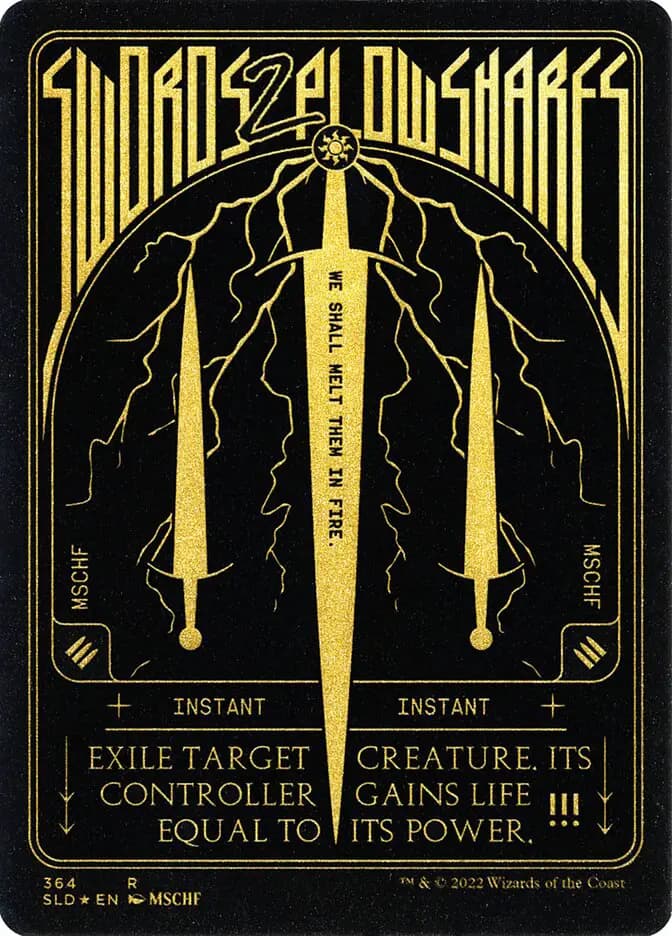 Card image of Swords to Plowshares