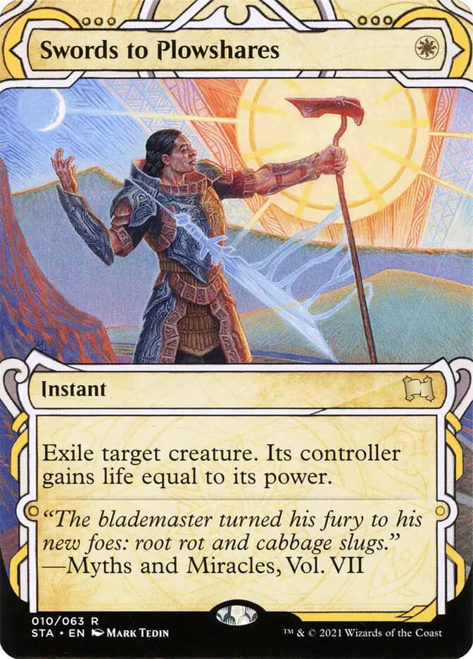 Card image of Swords to Plowshares