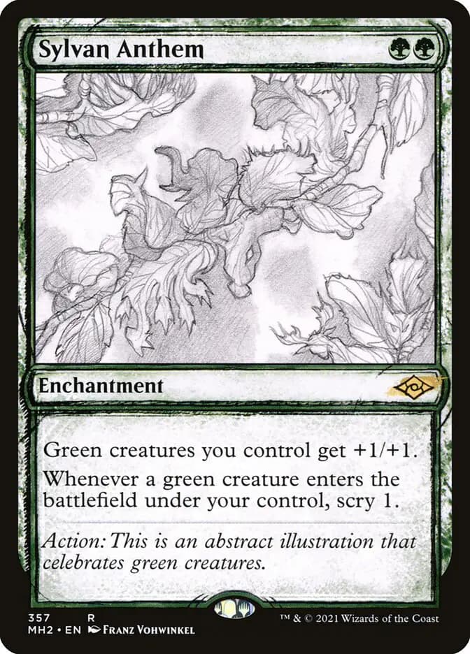 Card image of Sylvan Anthem