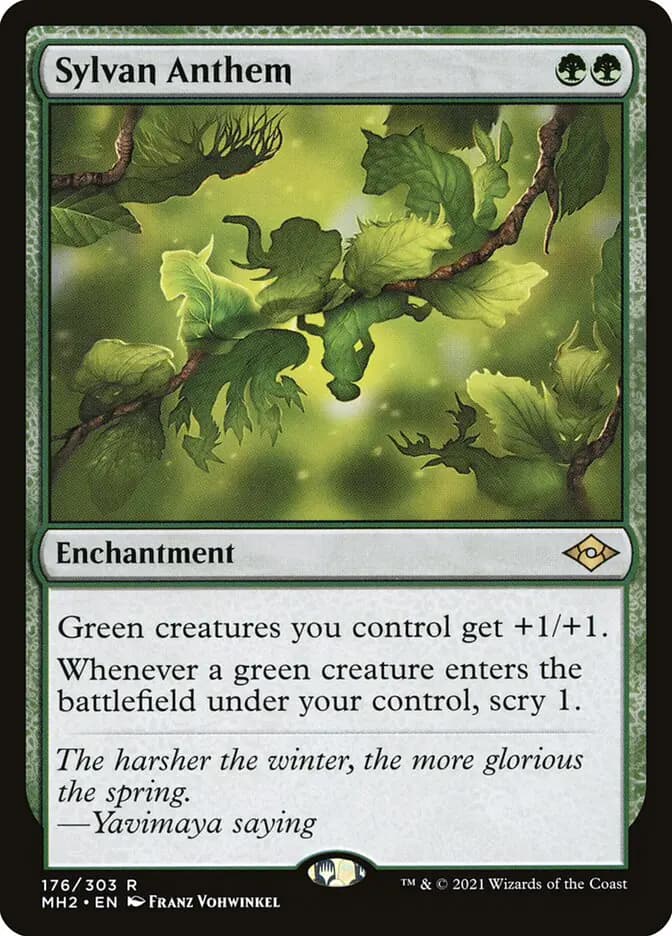 Card image of Sylvan Anthem