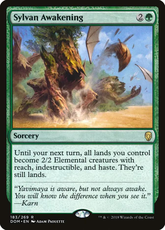 Card image of Sylvan Awakening