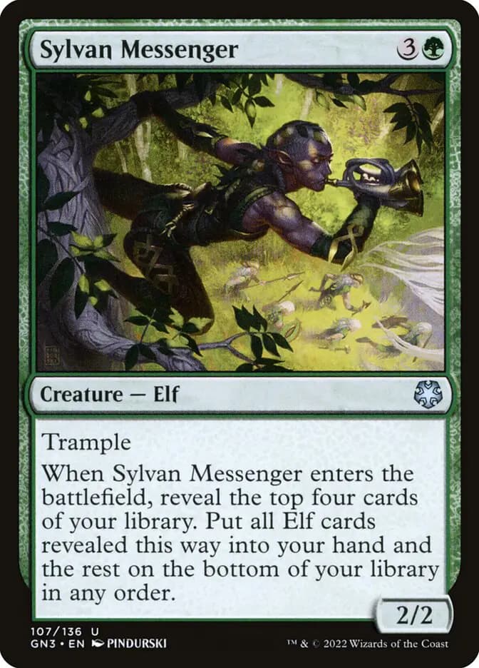 Card image of Sylvan Messenger