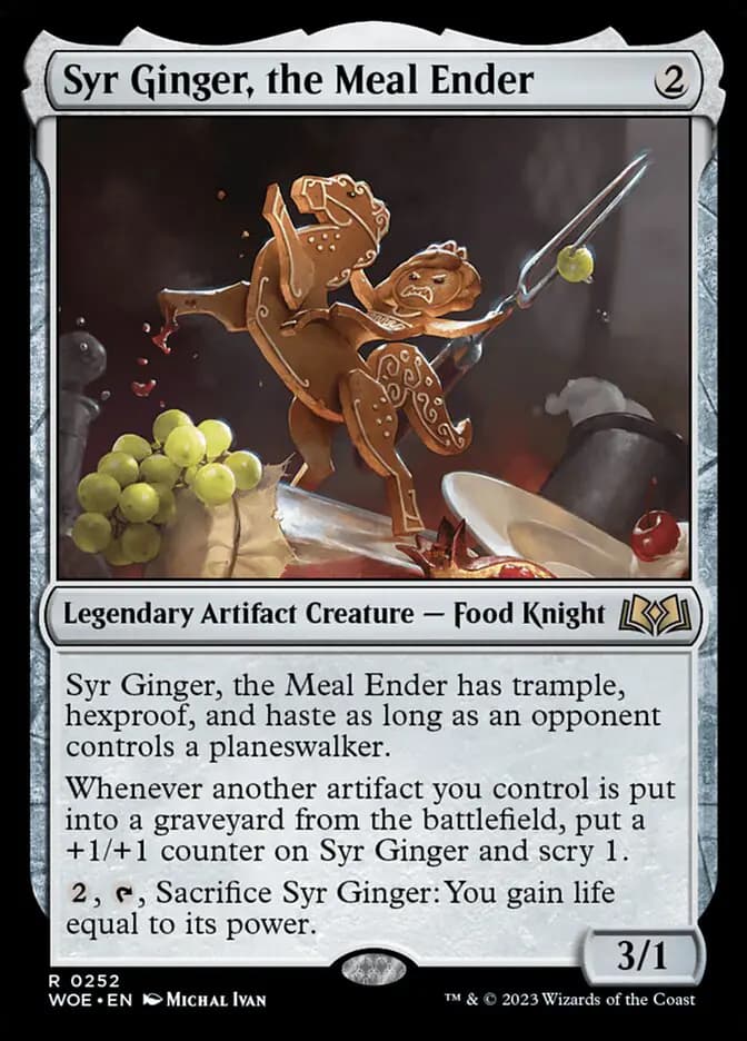 Card image of Syr Ginger, the Meal Ender