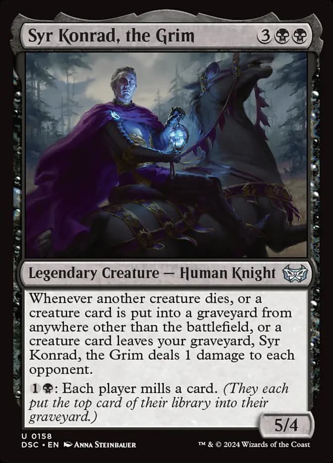 Card image of Syr Konrad, the Grim