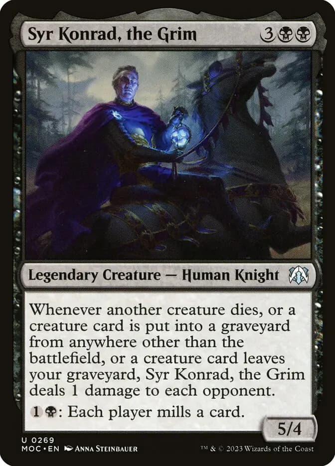 Card image of Syr Konrad, the Grim