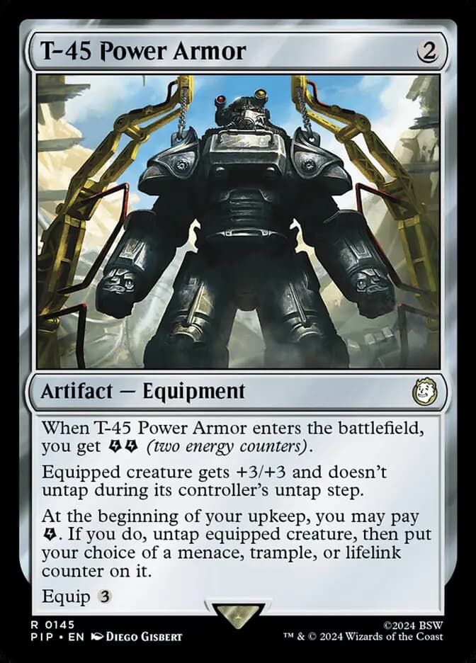 Card image of T-45 Power Armor