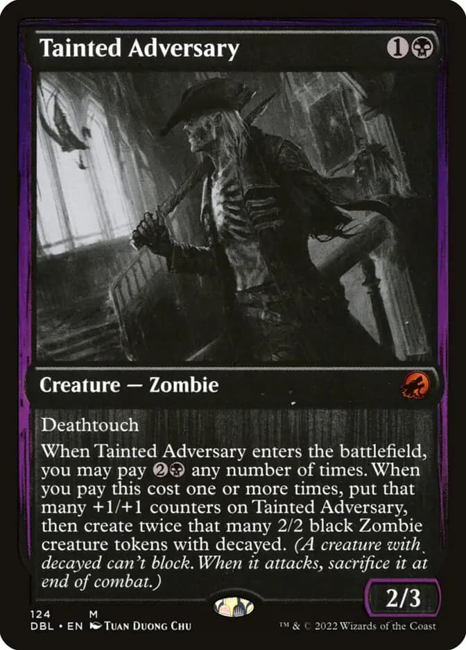 Card image of Tainted Adversary